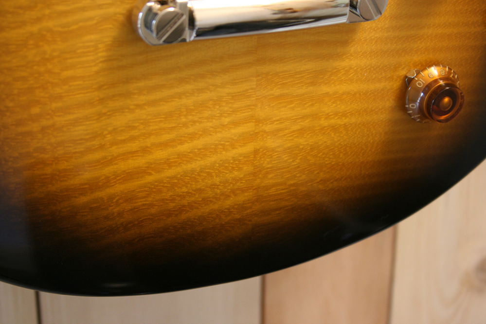 Gros plan table guitare